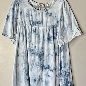 Old Navy Bleach Dyed Dress L